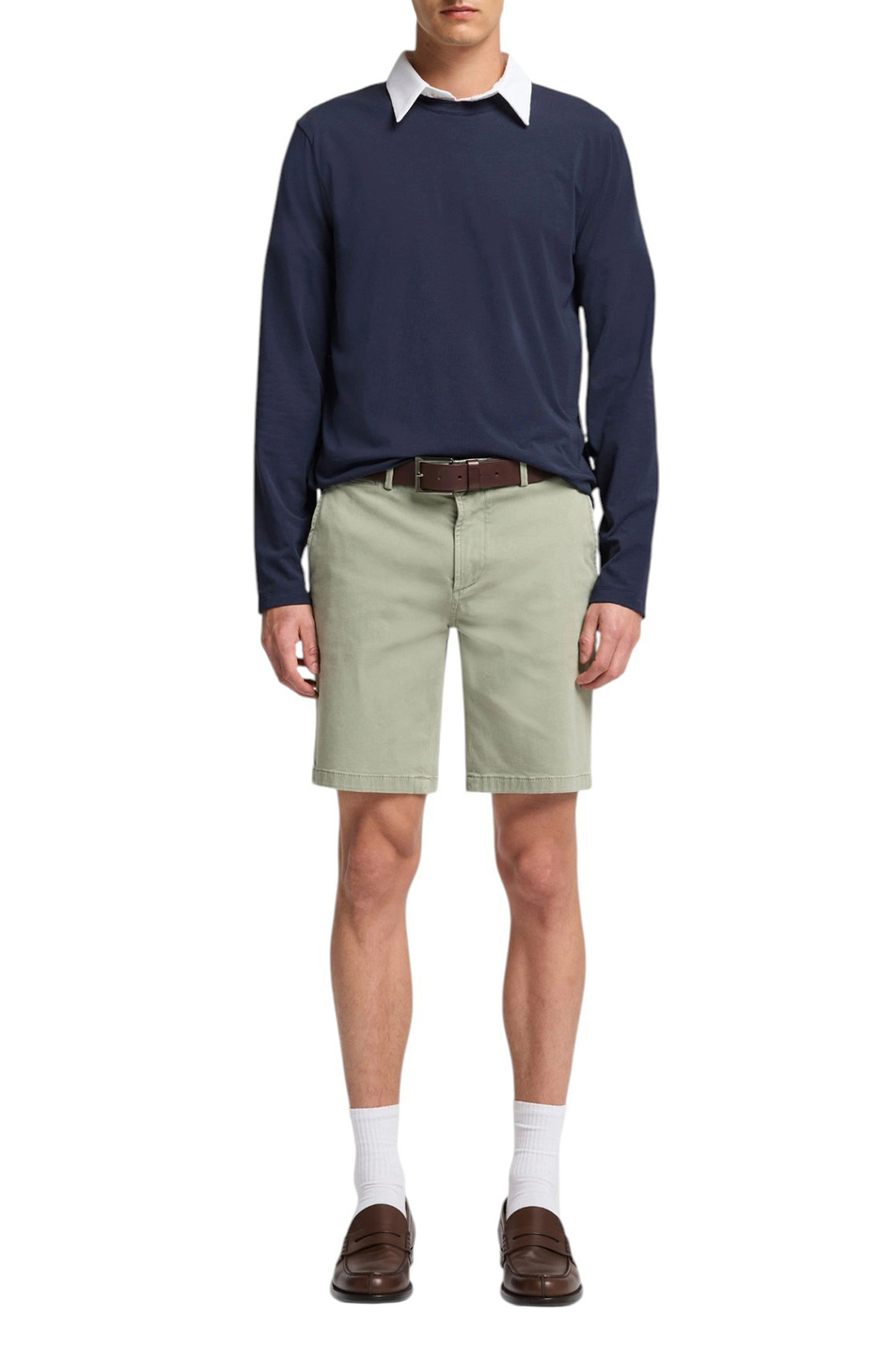 Мужской 7 for all Mankind Шорты из смесового хлопка (цвет ), артикул 7T105T49 | Фото 2