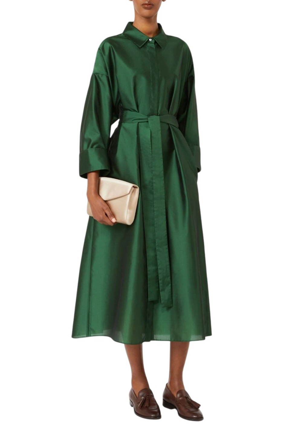Женский Max Mara Платье ANNA из органзы (цвет ), артикул 2619221043 | Фото 2