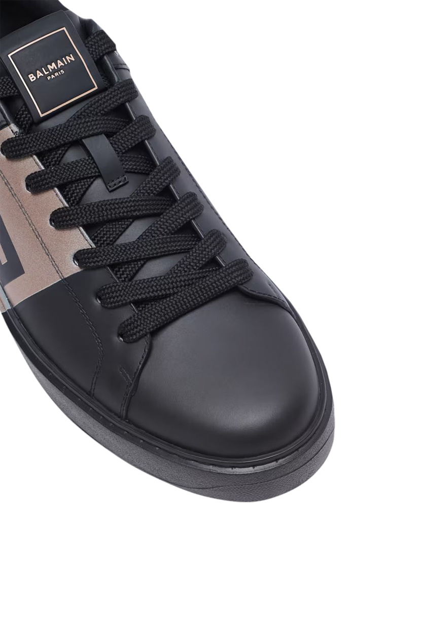 Мужской Balmain Кеды B-COURT из натуральной кожи (цвет ), артикул FM0VI288LOBP | Фото 6