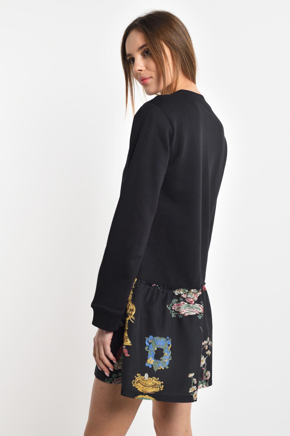 Женский Red Valentino Платье комбинированное с принтами (цвет ), артикул SR0MJ02W4PU | Фото 4