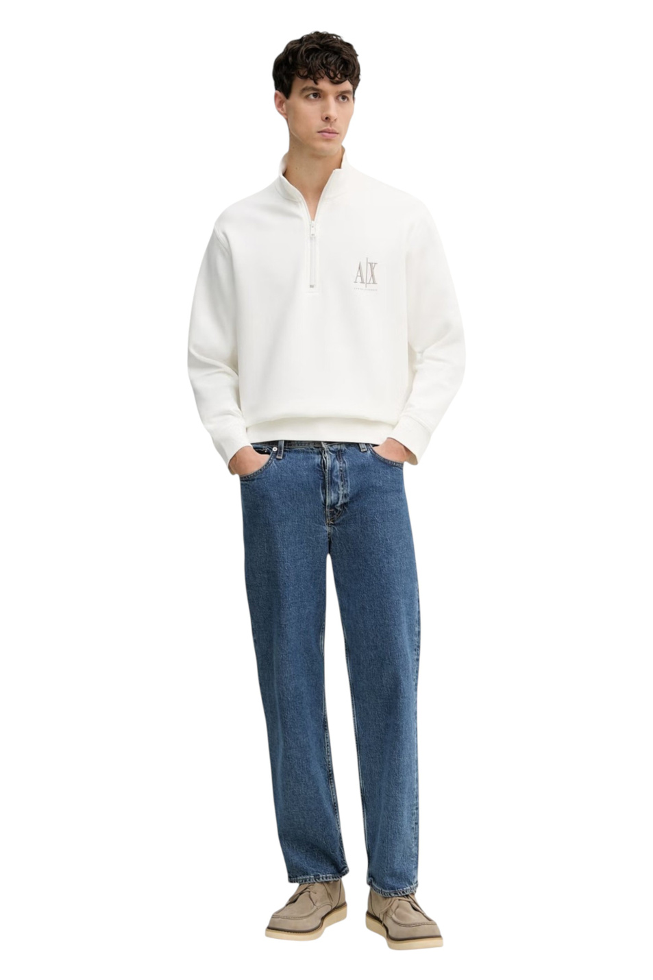 Мужской Armani Exchange Толстовка с логотипом (цвет ), артикул XM000370-AF10818 | Фото 3