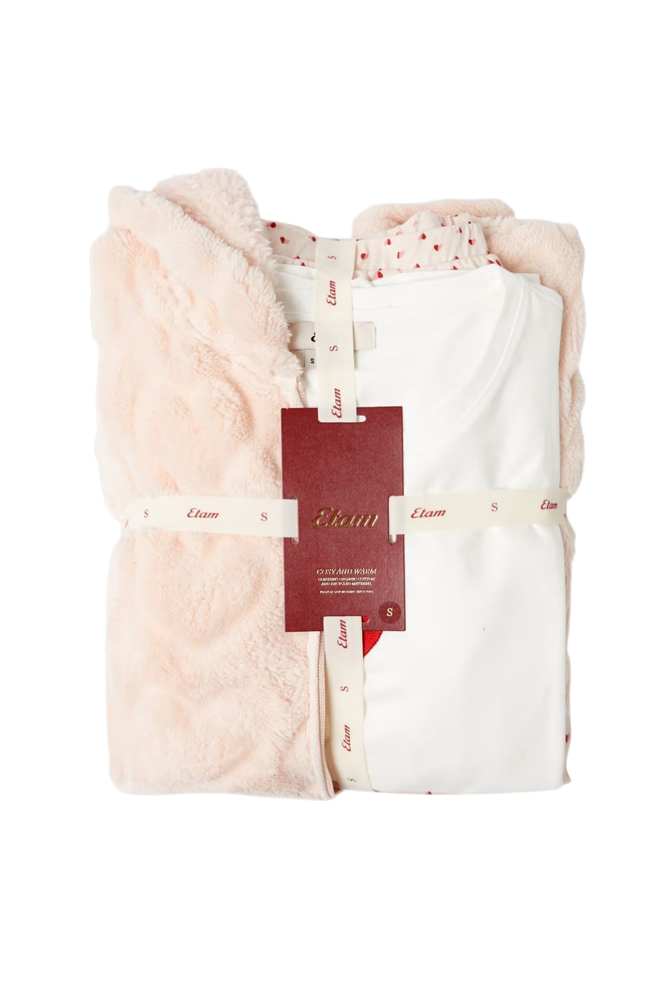 Костюм домашний MALOMA (жакет, джемпер, брюки)|Основной цвет:Пудровый Женский Etam Костюм домашний MALOMA (жакет, джемпер, брюки) (цвет ), артикул 6556137 | Фото 5