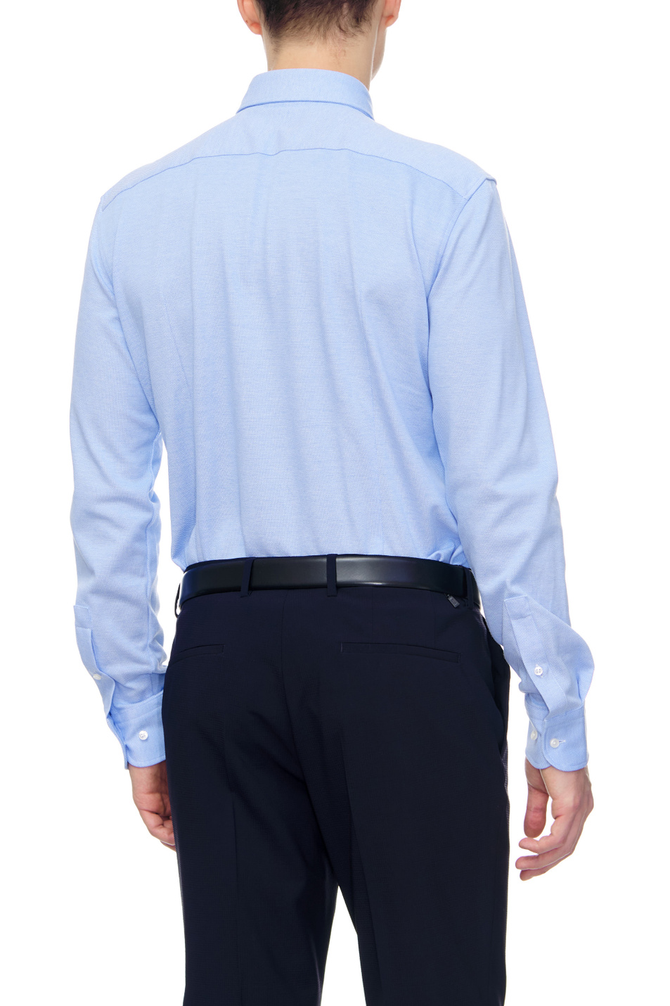 Мужской BOSS Рубашка трикотажная из натурального хлопка (цвет ), артикул 50482415 | Фото 4