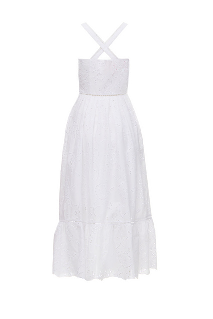 Платье EFFLUVIO из натурального хлопка|Основной цвет:Белый|Артикул:72212523 | Фото 2