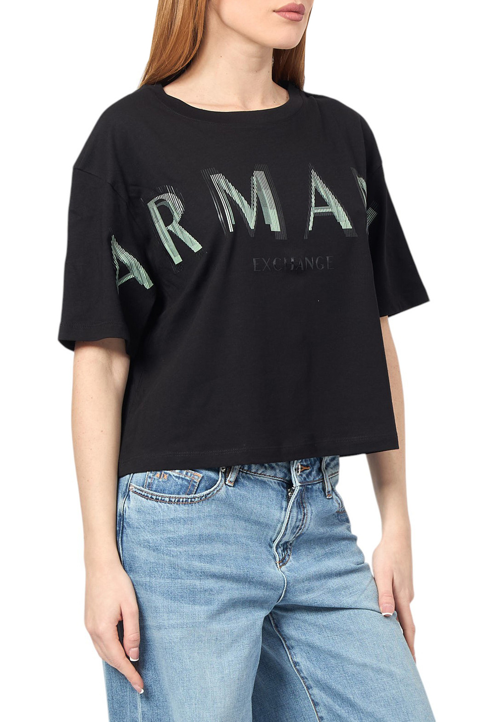 Женский Armani Exchange Футболка с логотипом (цвет ), артикул XW000520-AF10359 | Фото 5