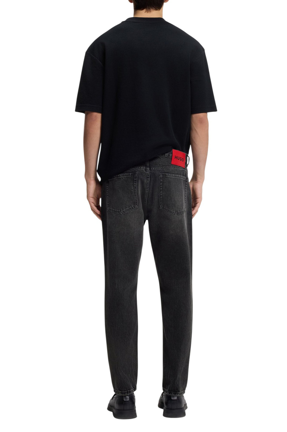 Мужской HUGO Джинсы из хлопка (цвет ), артикул 50554147 | Фото 4