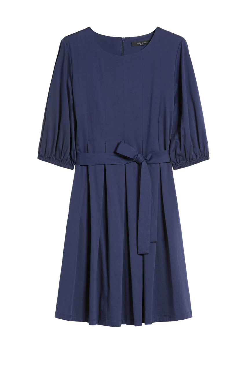 Платье JUMBO из натурального хлопка|Основной цвет:Синий|Артикул:2415621072 | Фото 1