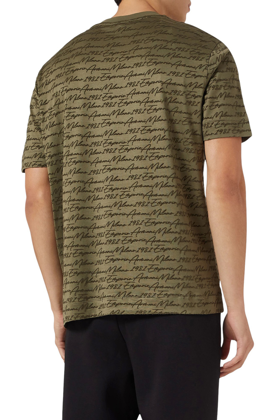 Мужской Emporio Armani Футболка с логотипированным принтом (цвет ), артикул EM002957-AF10017 | Фото 5