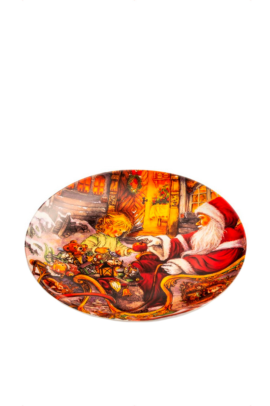 Lamart Блюдо "Санта дарит подарки" 20 см (цвет ), артикул 1020211 | Фото 1