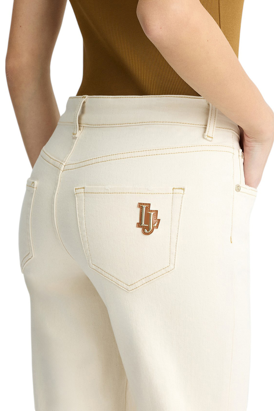 Женский Liu Jo Джинсы из эластичного хлопка (цвет ), артикул UA5219TS053 | Фото 6