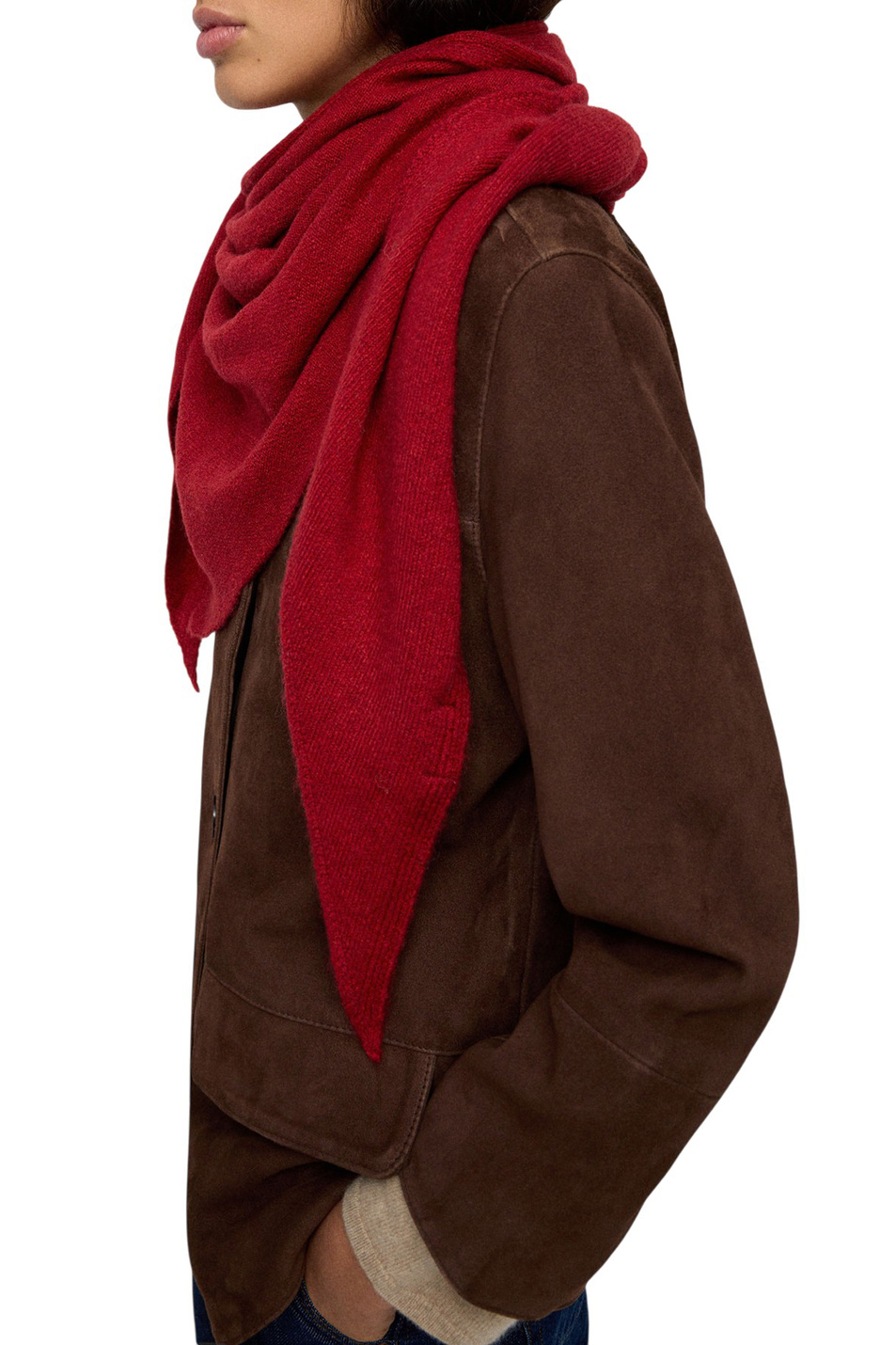 Шарф однотонный|Основной цвет:Красный Женский Parfois Шарф однотонный (цвет ), артикул 241364 | Фото 2