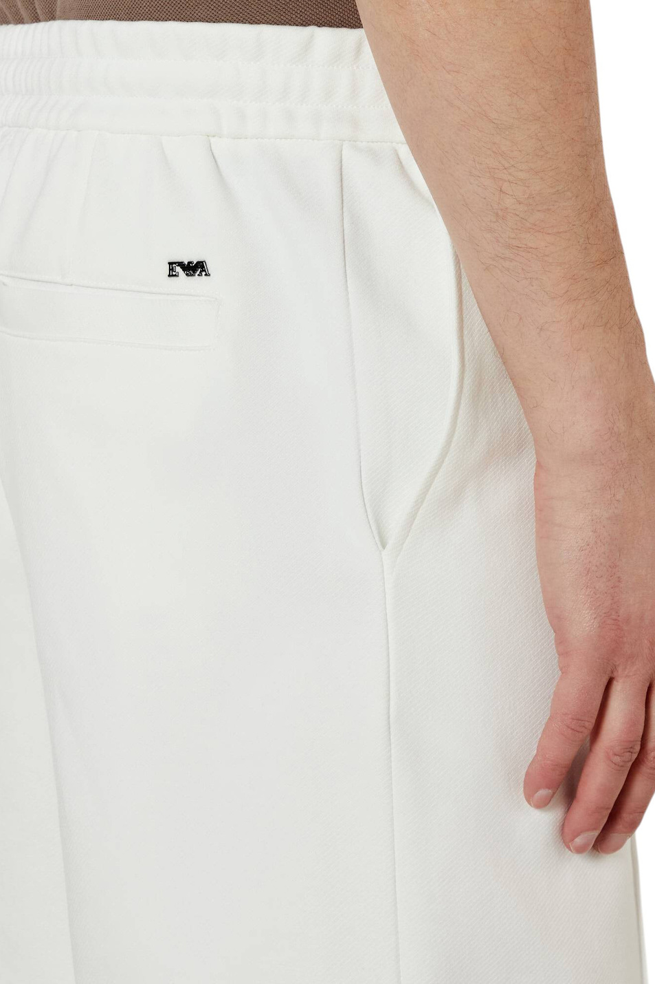 Мужской Emporio Armani Шорты из смесового хлопка (цвет ), артикул EM001112-AF13488 | Фото 6