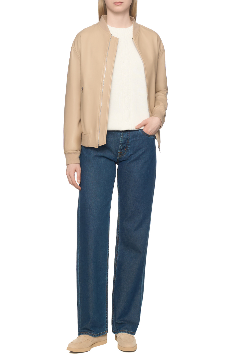 Женский Max Mara Джемпер BERMUDA из смесового хлопка (цвет ), артикул 2616361107 | Фото 3