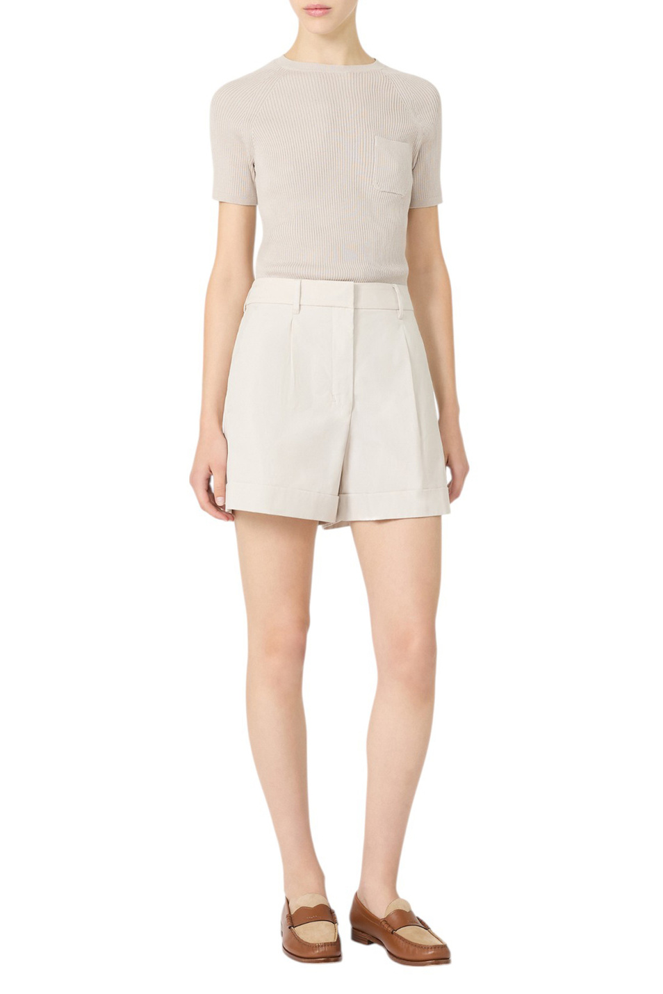 Женский Max Mara Джемпер BERLINO из хлопка (цвет ), артикул 2529366061 | Фото 3