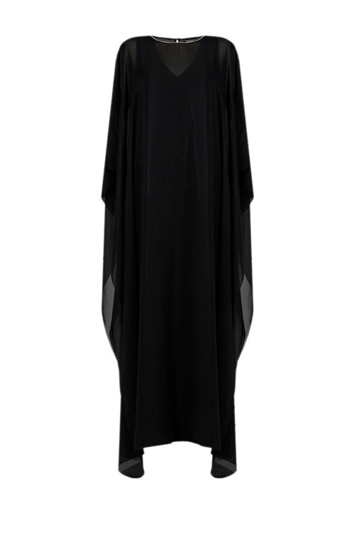 Платье с блестками|Основной цвет:Черный|Артикул:E07330-1940A | Фото 1