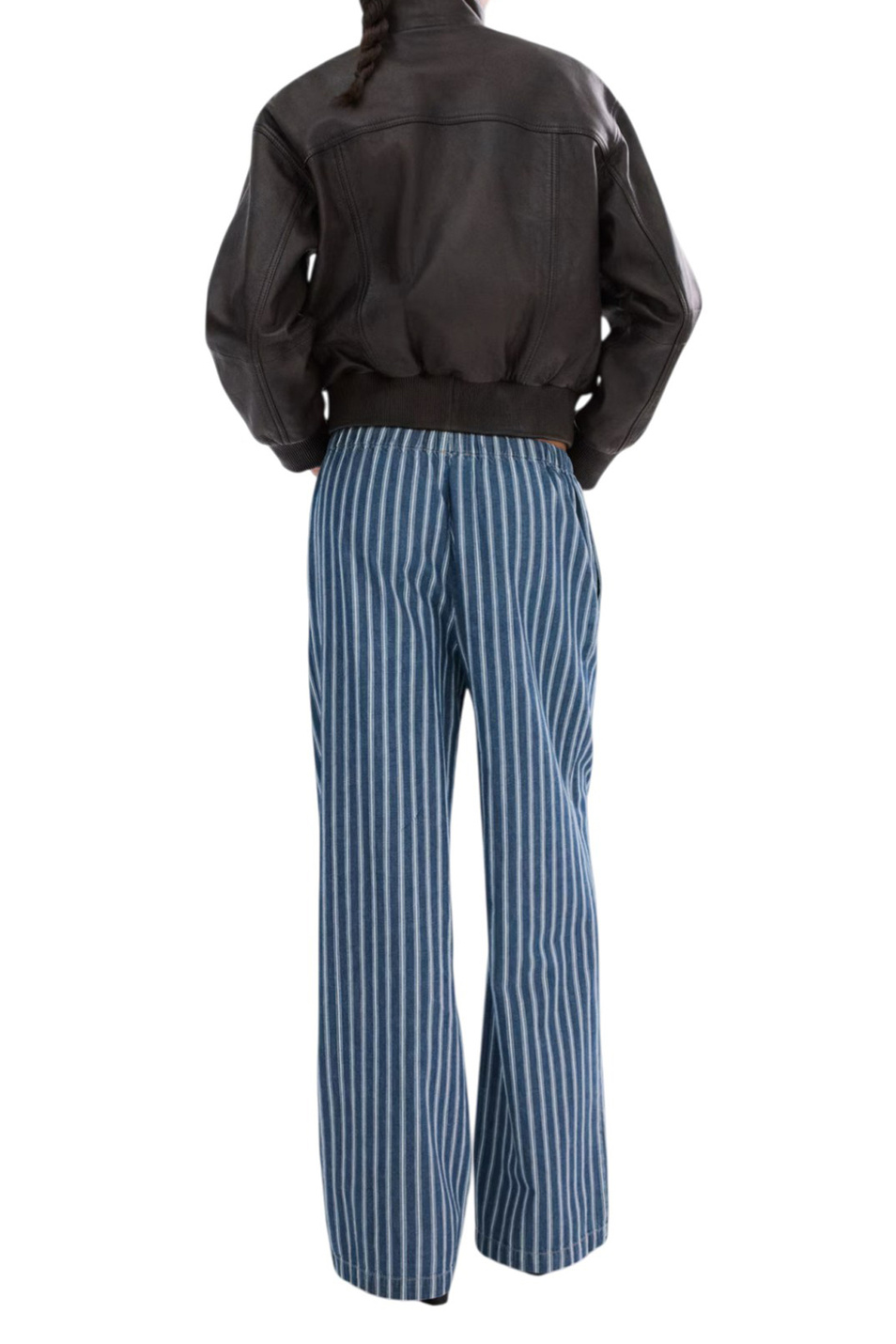 Женский Mango Брюки JUNO в полоску (цвет ), артикул 27066342 | Фото 4