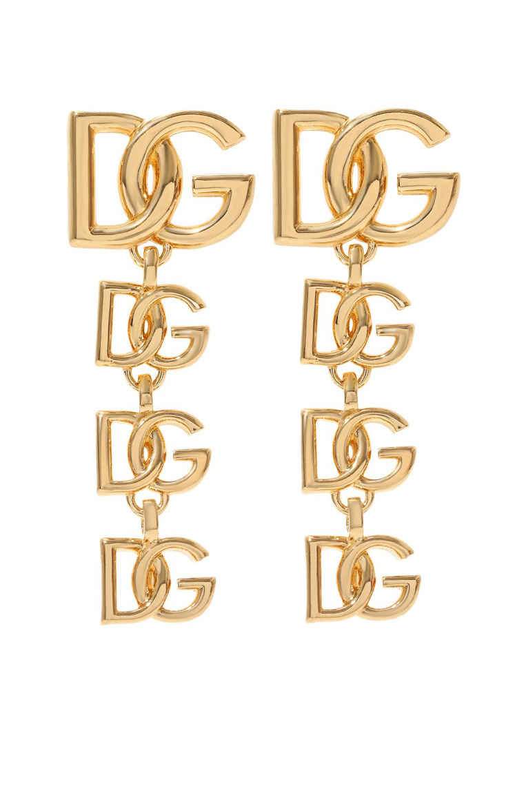 Женский Dolce & Gabbana Серьги-подвески с логотипом (цвет ), артикул WEP6L8-W1111 | Фото 1