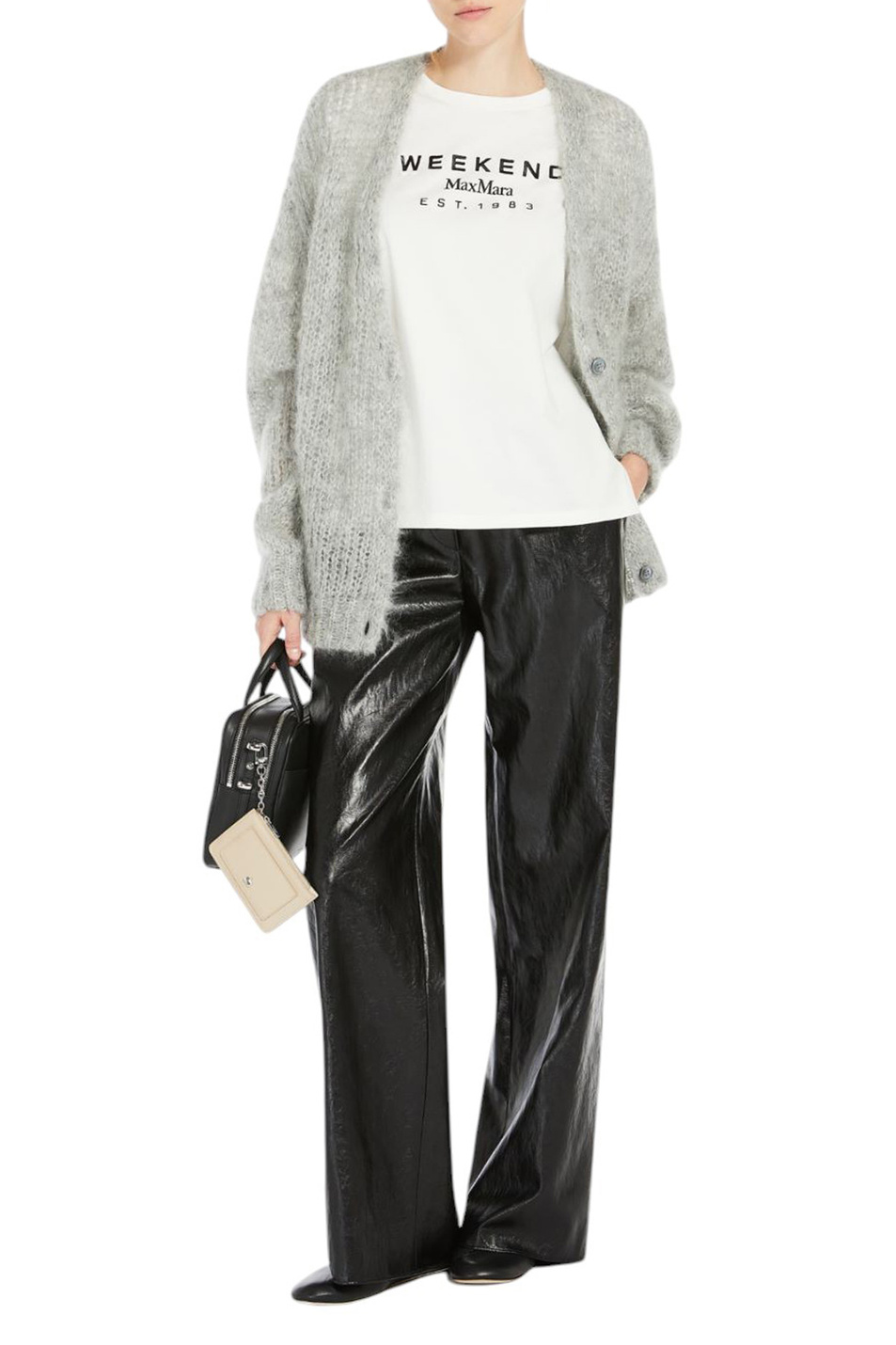 Женский Weekend Max Mara Футболка CABINA из хлопка (цвет ), артикул 2515971041 | Фото 2