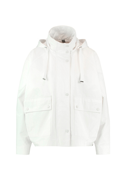 Куртка с большими накладными карманами|Основной цвет:Белый|Артикул:750228-31028 | Фото 1
