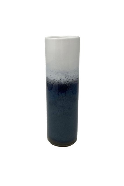 Ваза Cylinder 25 см|Основной цвет:Синий|Артикул:10-4286-9235 | Фото 1