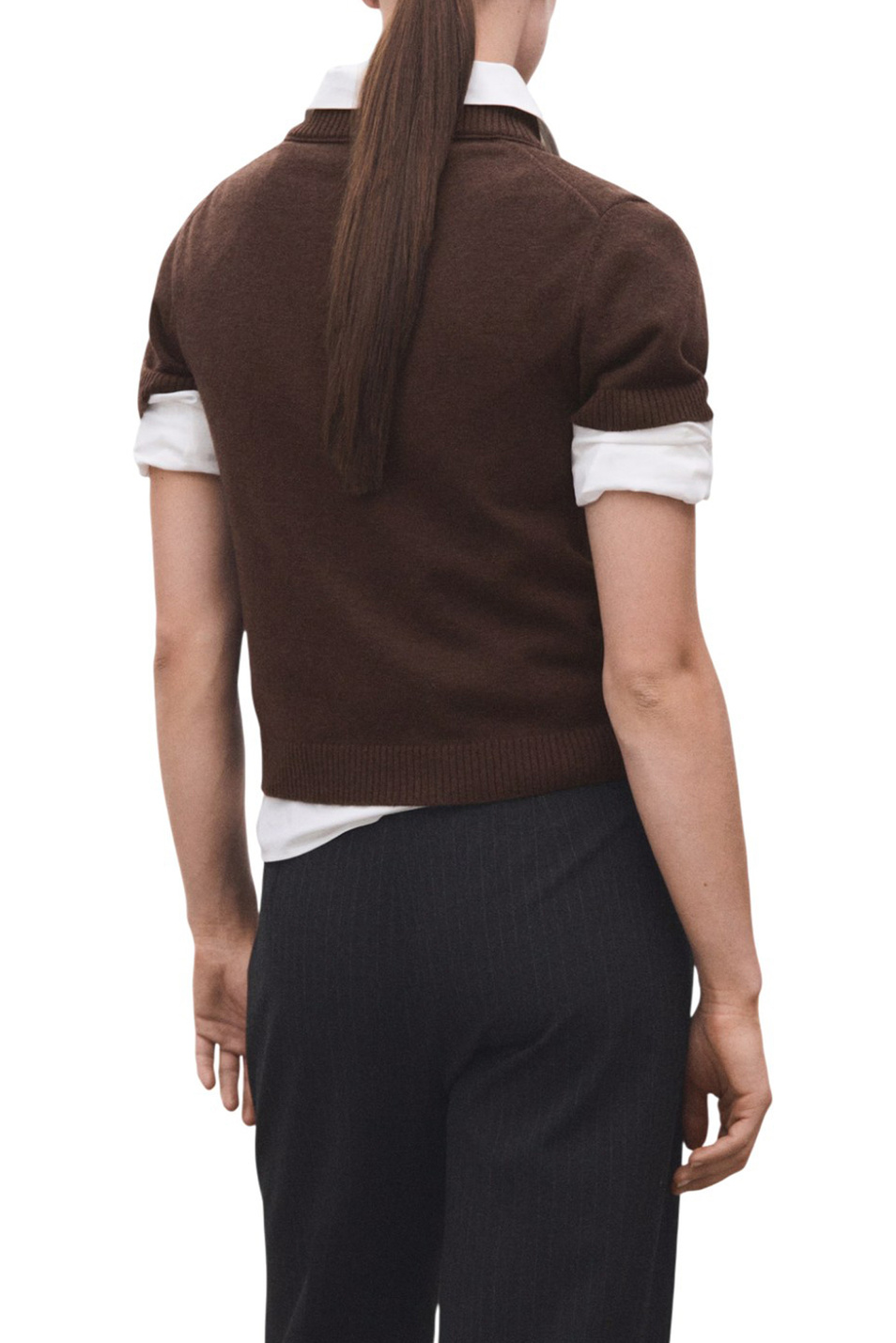 Женский Mango Джемпер VALENCIA с V-образным вырезом (цвет ), артикул 17007821 | Фото 4