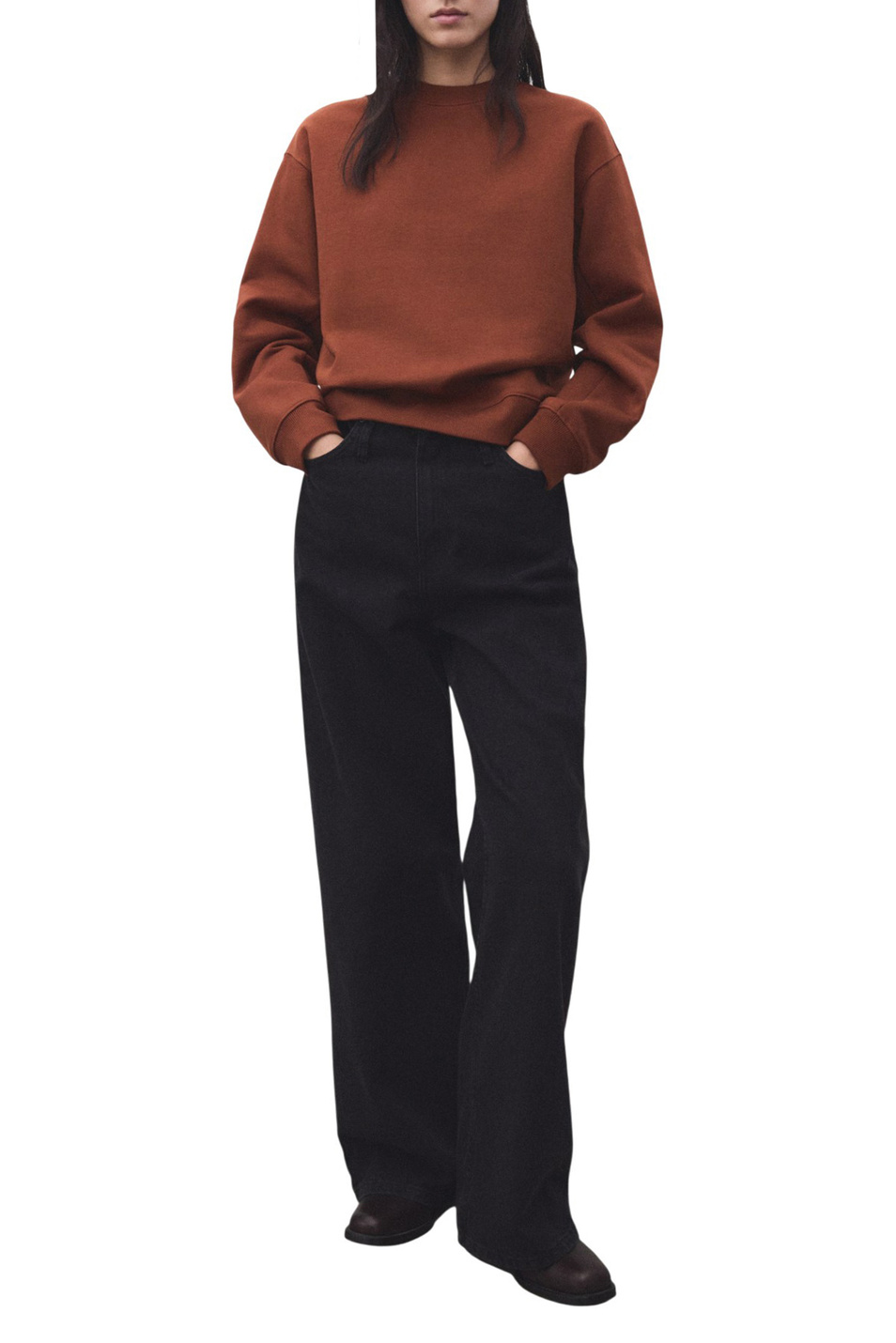 Женский Mango Свитшот LEXA из хлопка (цвет ), артикул 27051338 | Фото 2