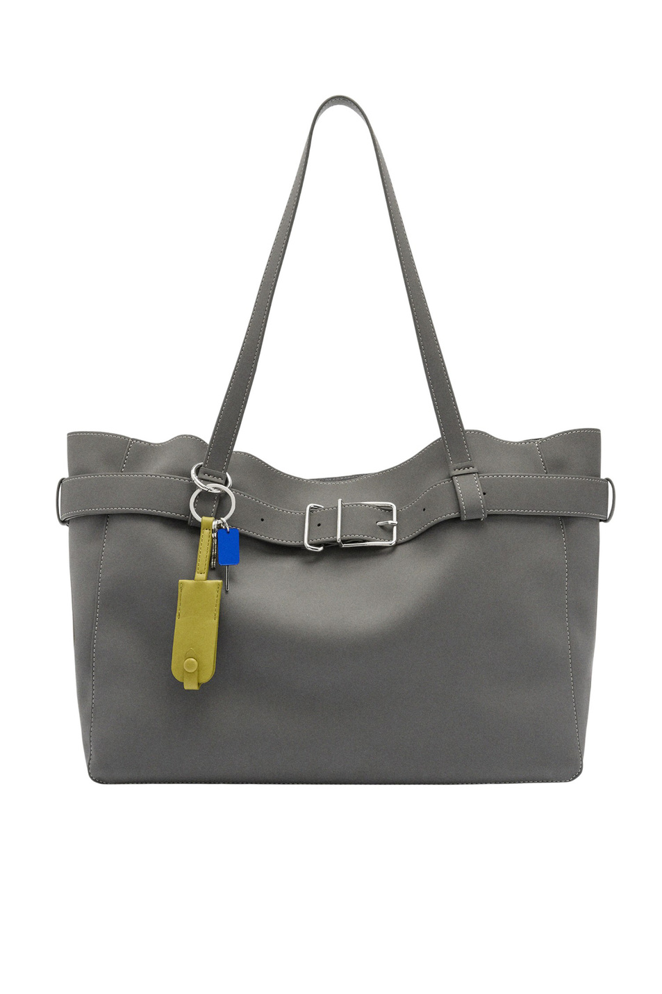 Женский Parfois Сумка-шопер с подвеской (цвет ), артикул 241810 | Фото 1