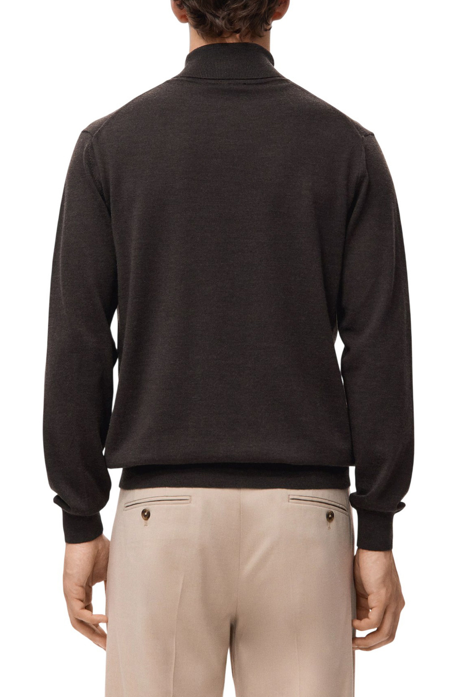 Мужской Mango Man Водолазка WILLYT из натуральной шерсти (цвет ), артикул 27041286 | Фото 4