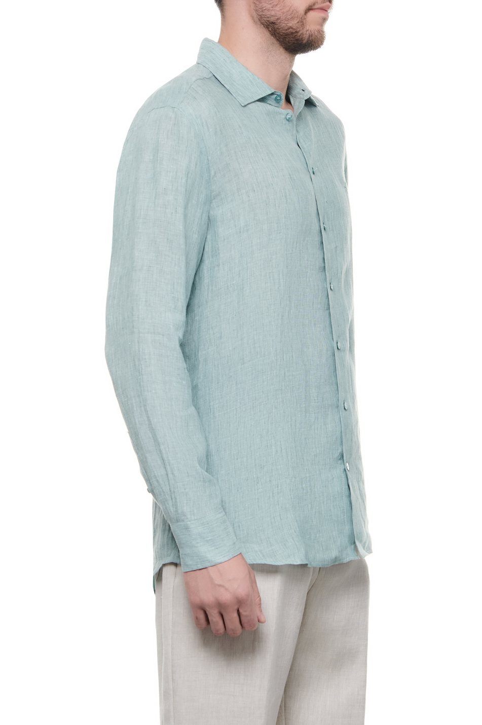 Мужской Etro Рубашка из чистого льна (цвет ), артикул MRIB000299TU3D6V8617 | Фото 3