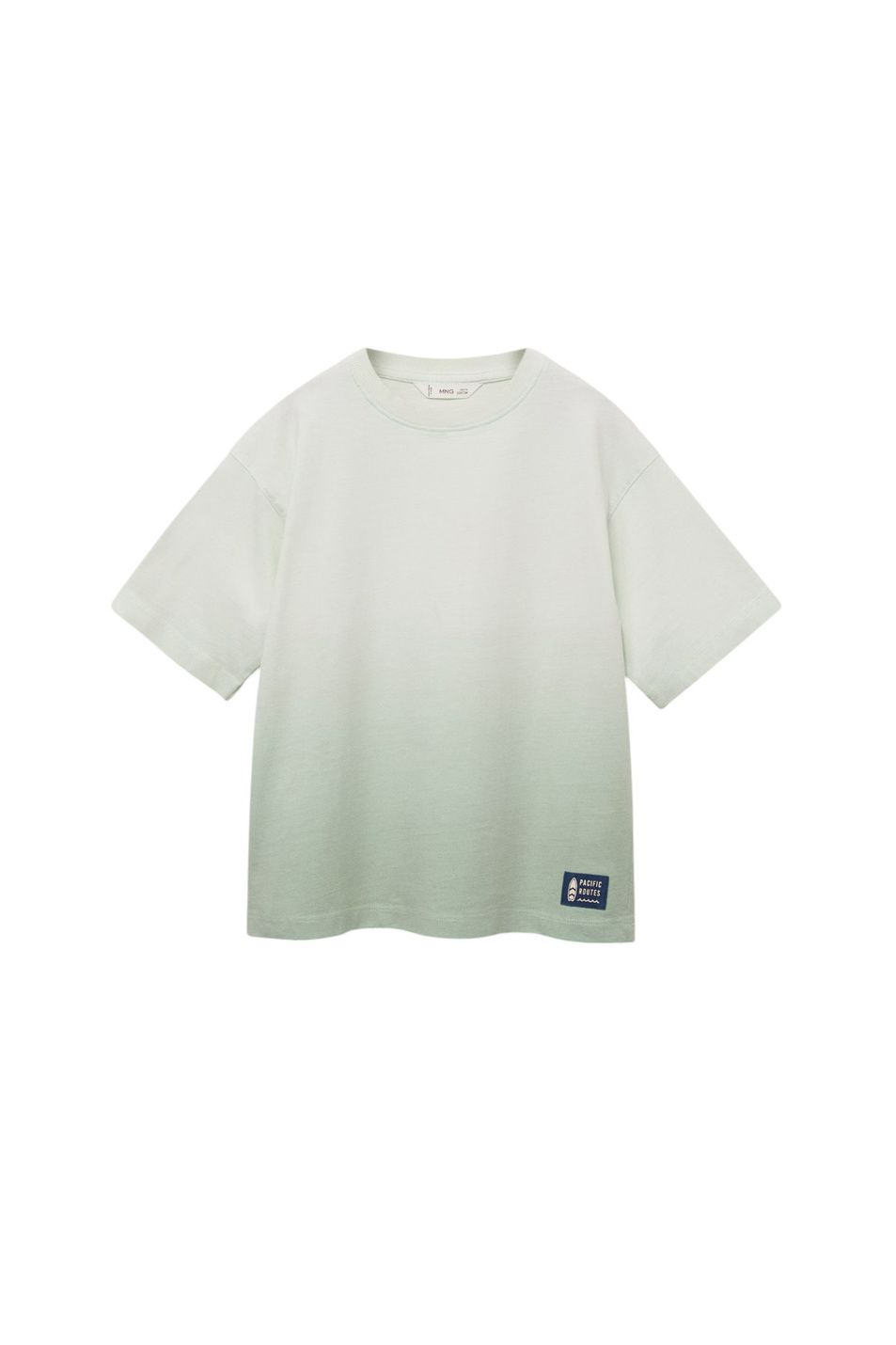 Мальчикам Mango Kids Футболка DIPDYE из хлопка (цвет ), артикул 87017698 | Фото 1