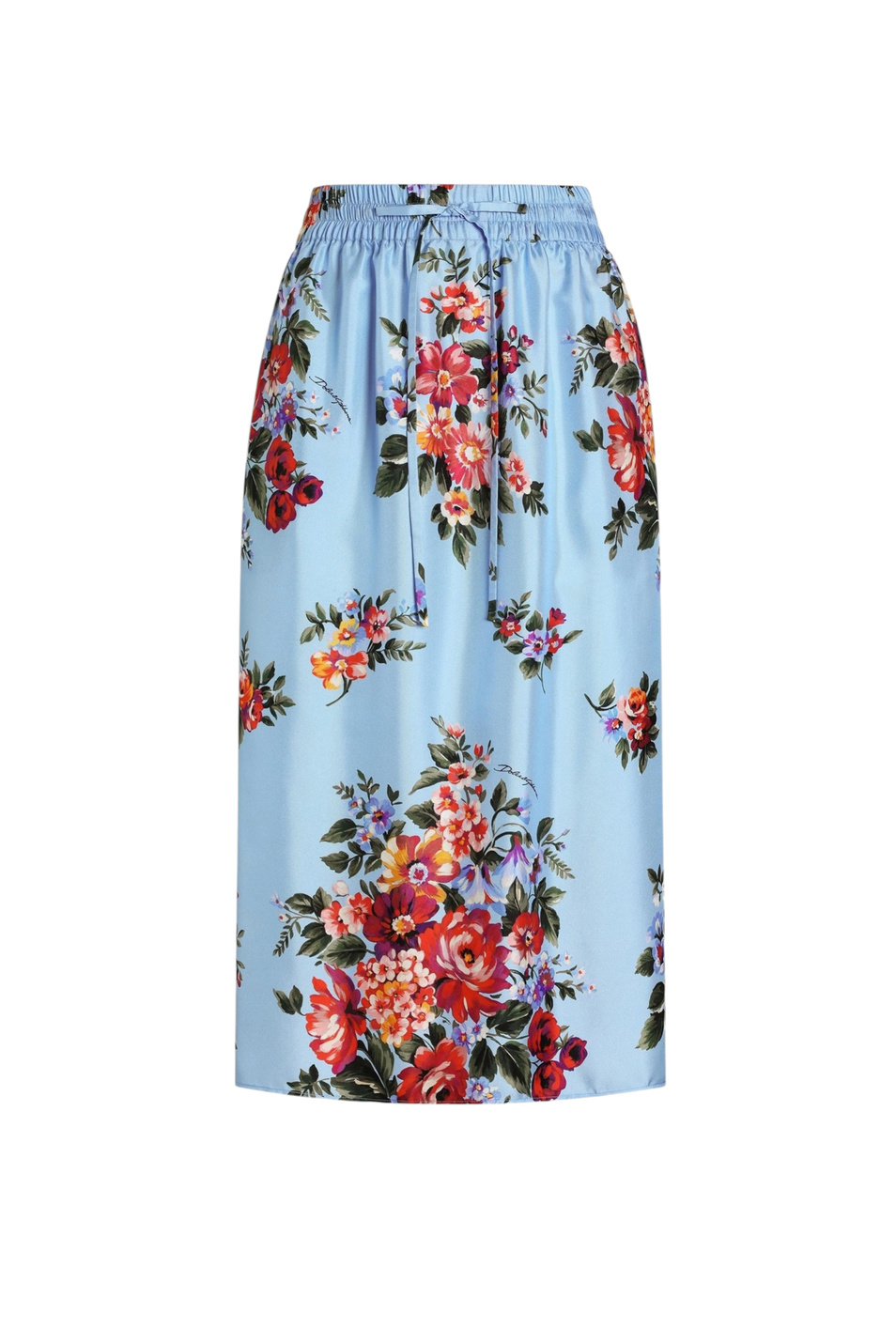 Юбка из шелка|Основной цвет:Голубой Женский Dolce & Gabbana Юбка из шелка (цвет ), артикул F4DCGT-IS11I | Фото 1