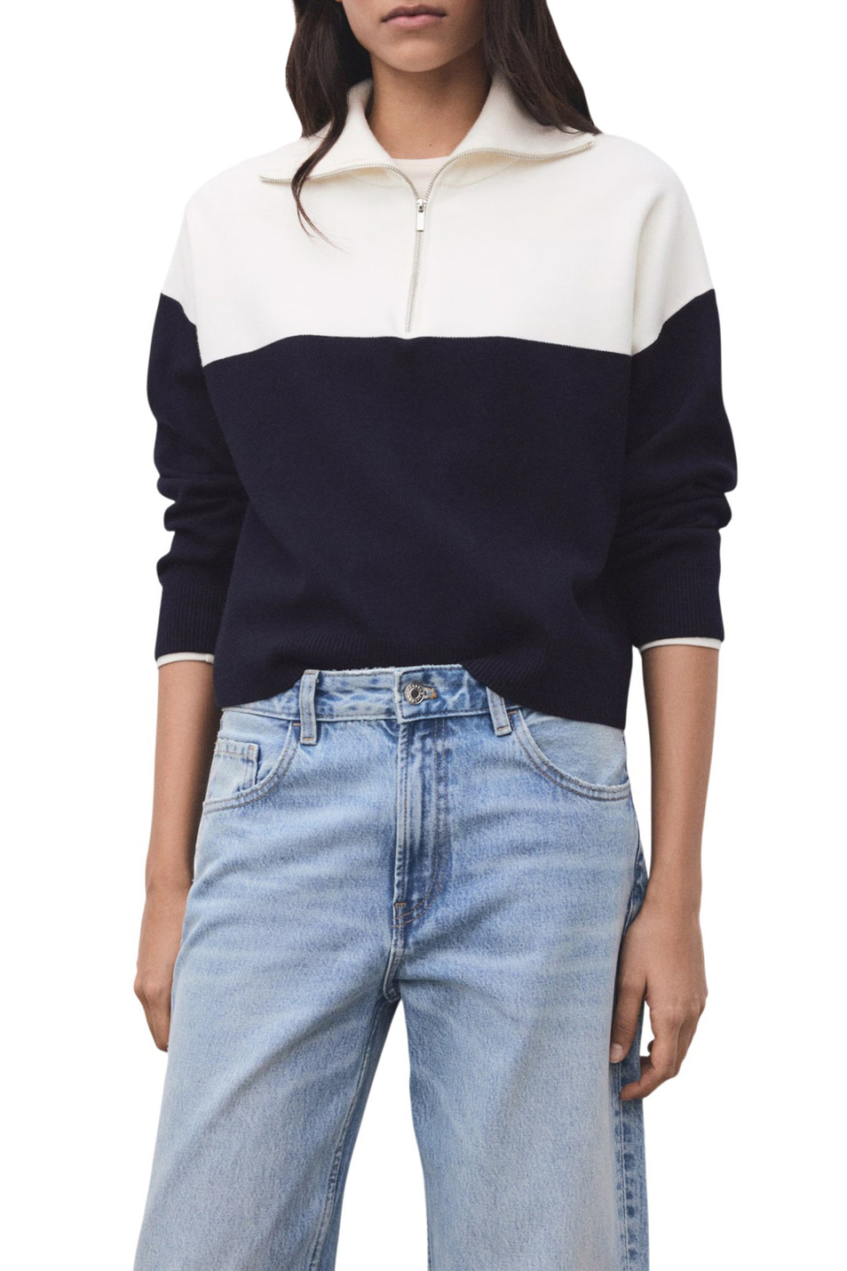 Женский Mango Свитер COSMIC с высоким воротником (цвет ), артикул 27031265 | Фото 3