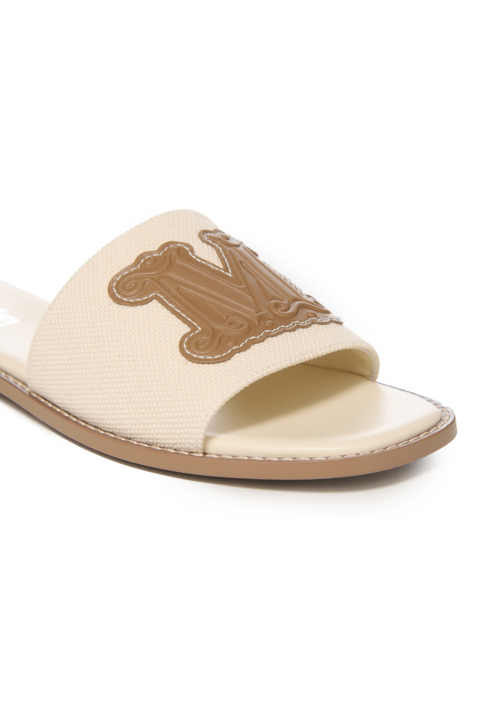 Женский Max Mara Шлепанцы CAUCASO с логотипом (цвет ), артикул 2616521039 | Фото 5