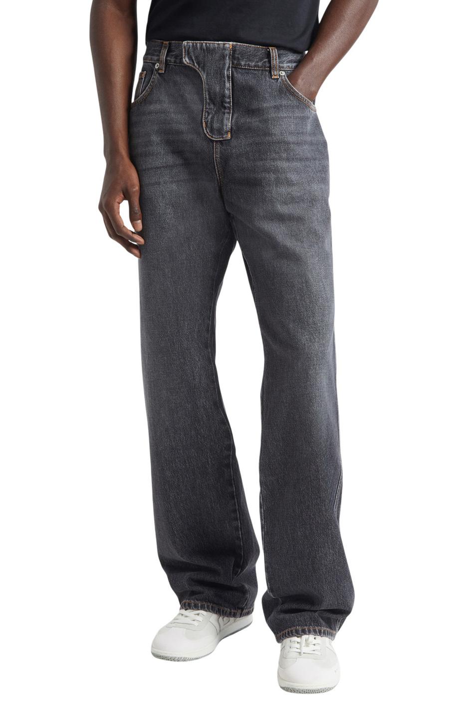 Мужской Balmain Джинсы из хлопка (цвет ), артикул FH0MI100DF98 | Фото 3