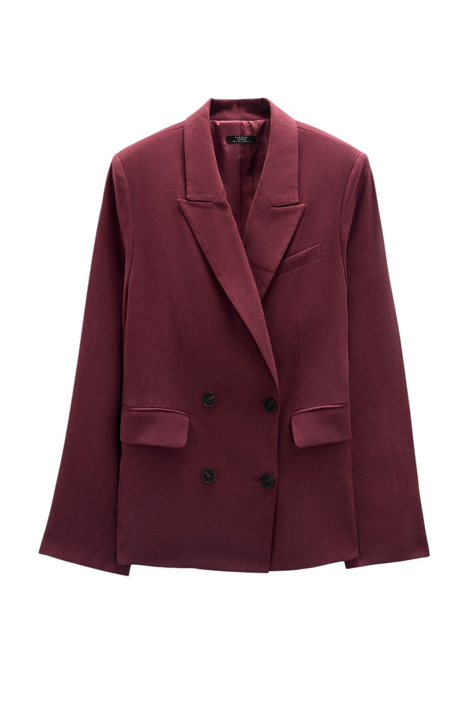 Пиджак из смесовой вискозы|Основной цвет:Бордовый Женский Parfois Пиджак из смесовой вискозы (цвет ), артикул 234689 | Фото 1