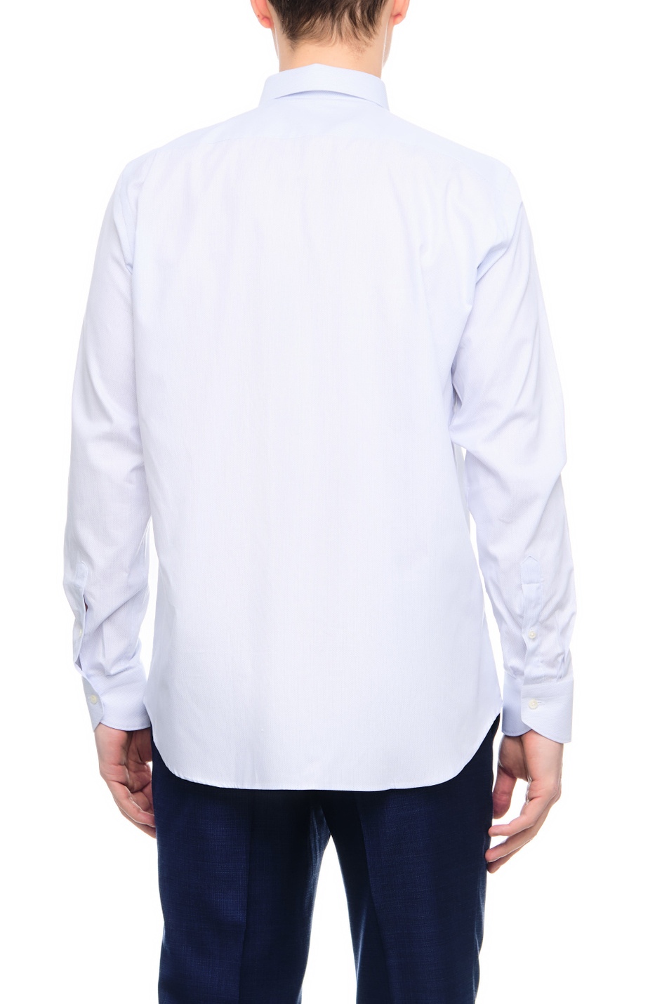 Мужской Canali Рубашка из натурального хлопка с узором (цвет ), артикул 7C3GD01046 | Фото 4