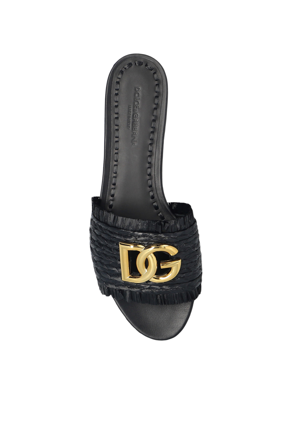 Женский Dolce & Gabbana Шлепанцы с логотипом (цвет ), артикул CQ0646-AN217 | Фото 4
