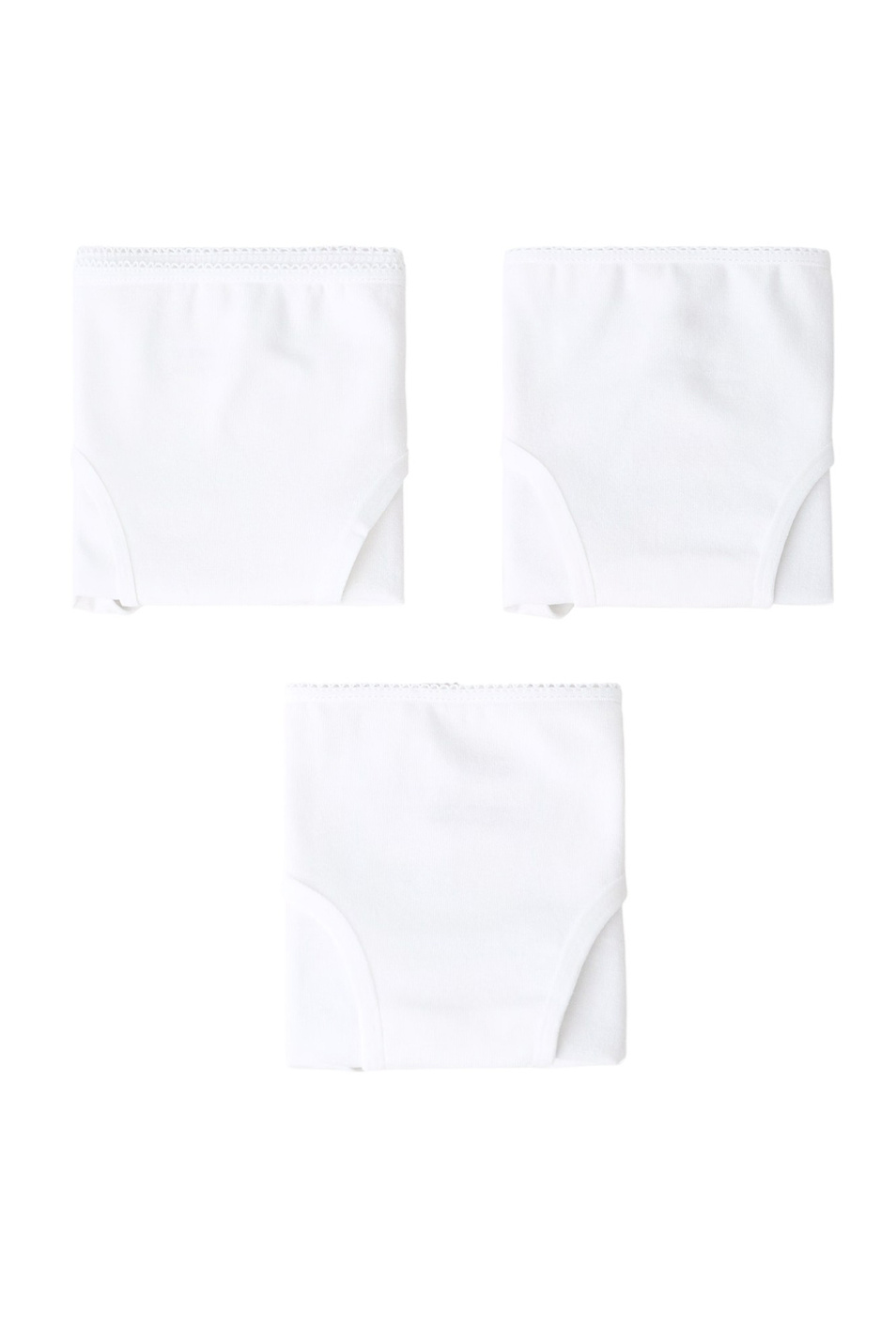 Девочкам Mango Kids Трусы BASIC в комплекте из 3 шт (цвет ), артикул 27021236 | Фото 1