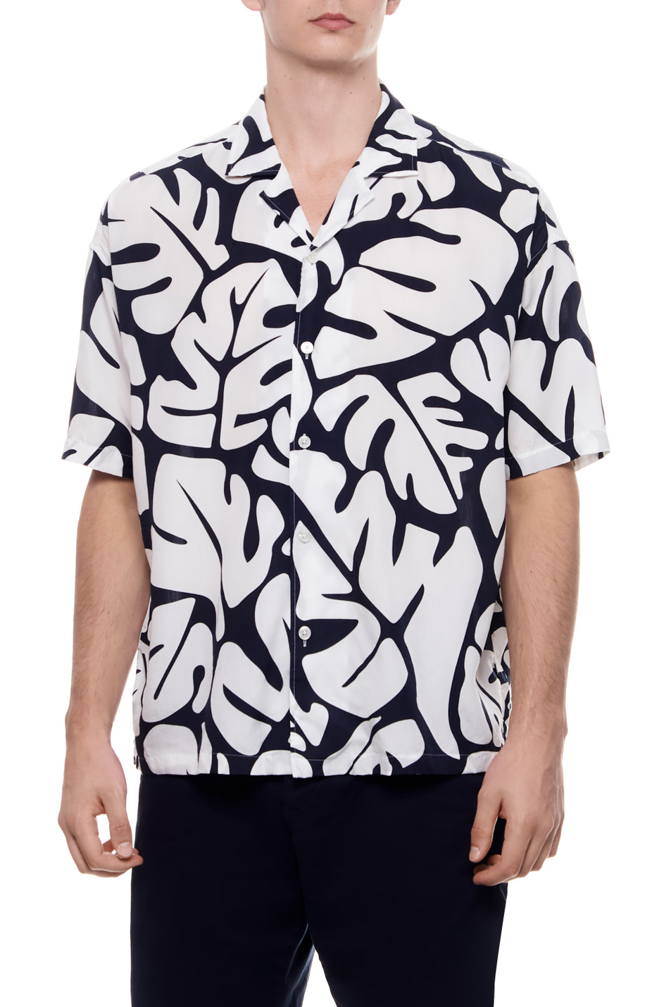 Мужской BOSS Рубашка S-DREW из лиоцелла (цвет ), артикул 50514443 | Фото 4