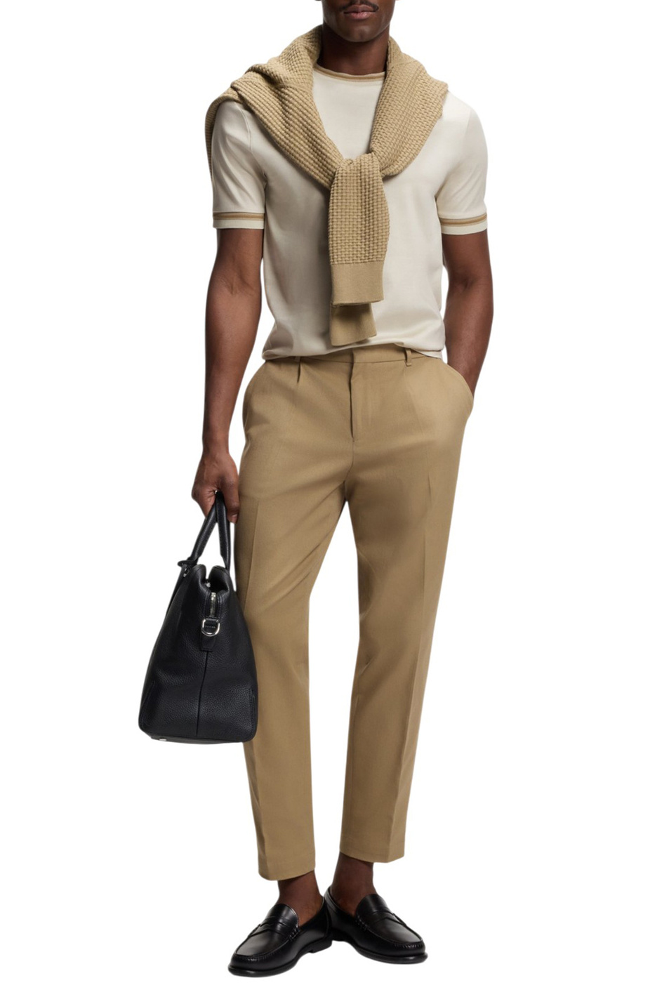 Мужской BOSS Футболка Tessler из хлопка (цвет ), артикул 50554536 | Фото 2