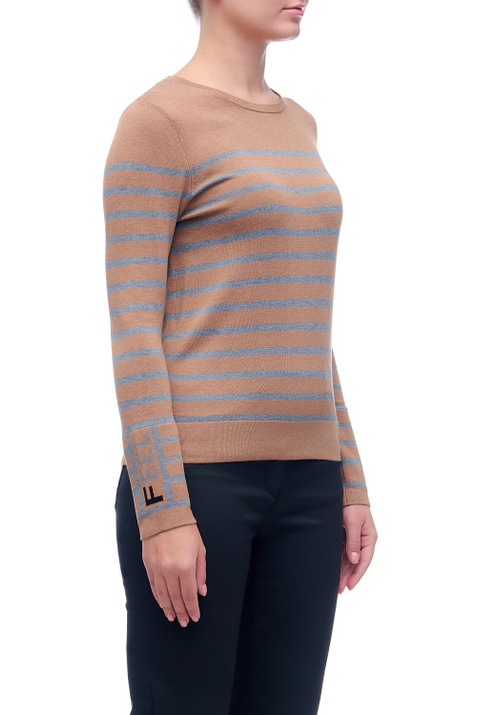 Gerry Weber Джемпер из смесовой вискозы в полоску ( цвет), артикул 97609-44702 | Фото 5