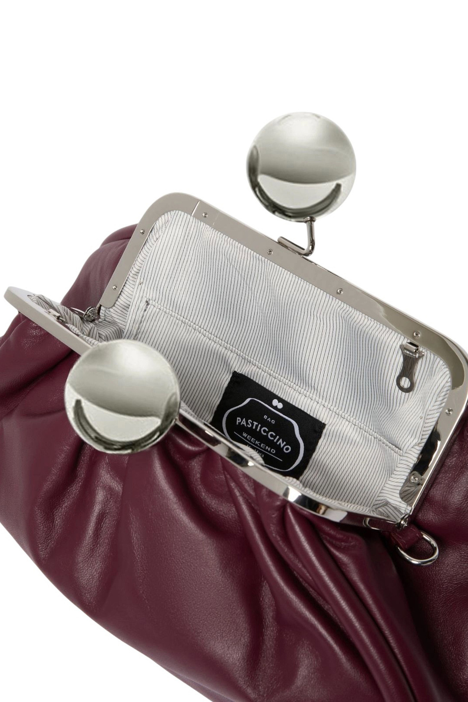 Сумка Pasticcino из натуральной кожи|Основной цвет:Бордовый Женский Weekend Max Mara Сумка Pasticcino из натуральной кожи (цвет ), артикул 2525516025 | Фото 4