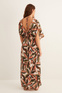 Women'secret Длинное платье с принтом «Листья» (Мультиколор цвет), артикул 5547636 | Фото 3