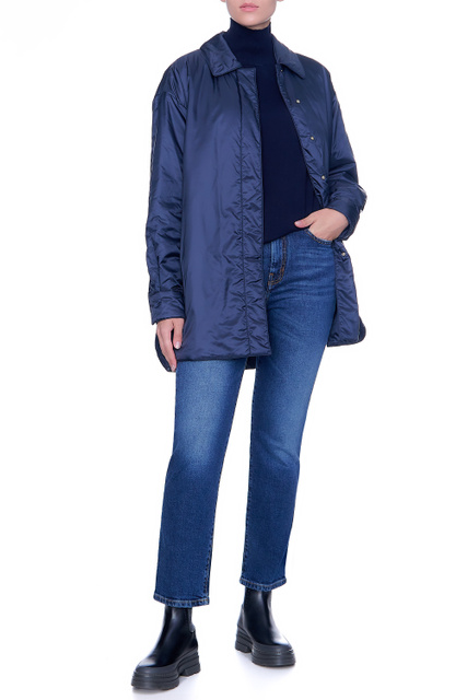 Куртка GREENCA с отложным воротничком|Основной цвет:Синий|Артикул:94860314 | Фото 2