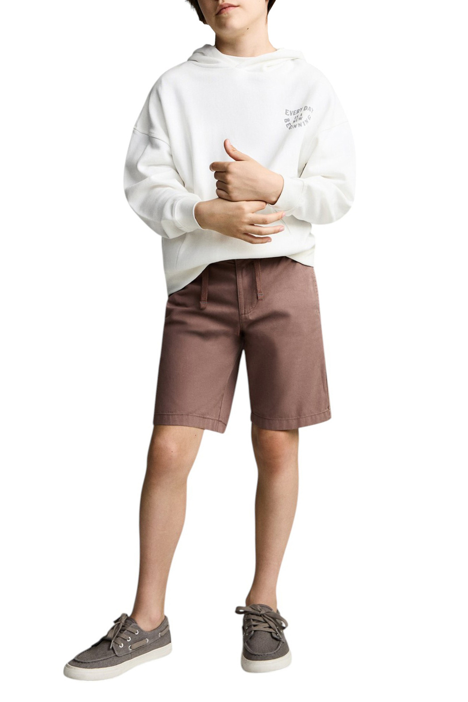 Мальчикам Mango Kids Худи SALT из хлопка (цвет ), артикул 87035965 | Фото 3