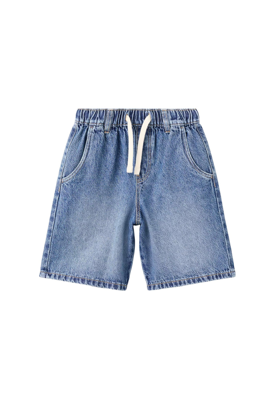 Шорты джинсовые LOOSE|Основной цвет:Синий Мальчикам Mango Kids Шорты джинсовые LOOSE (цвет ), артикул 27097905 | Фото 1