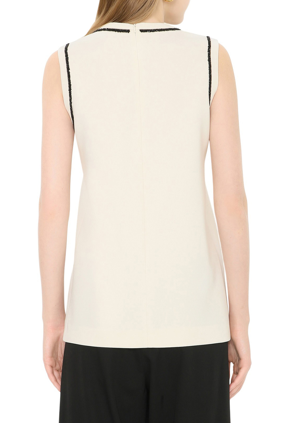 Женский Max Mara Джемпер MSTZAINO однотонный (цвет ), артикул 2616191015 | Фото 5