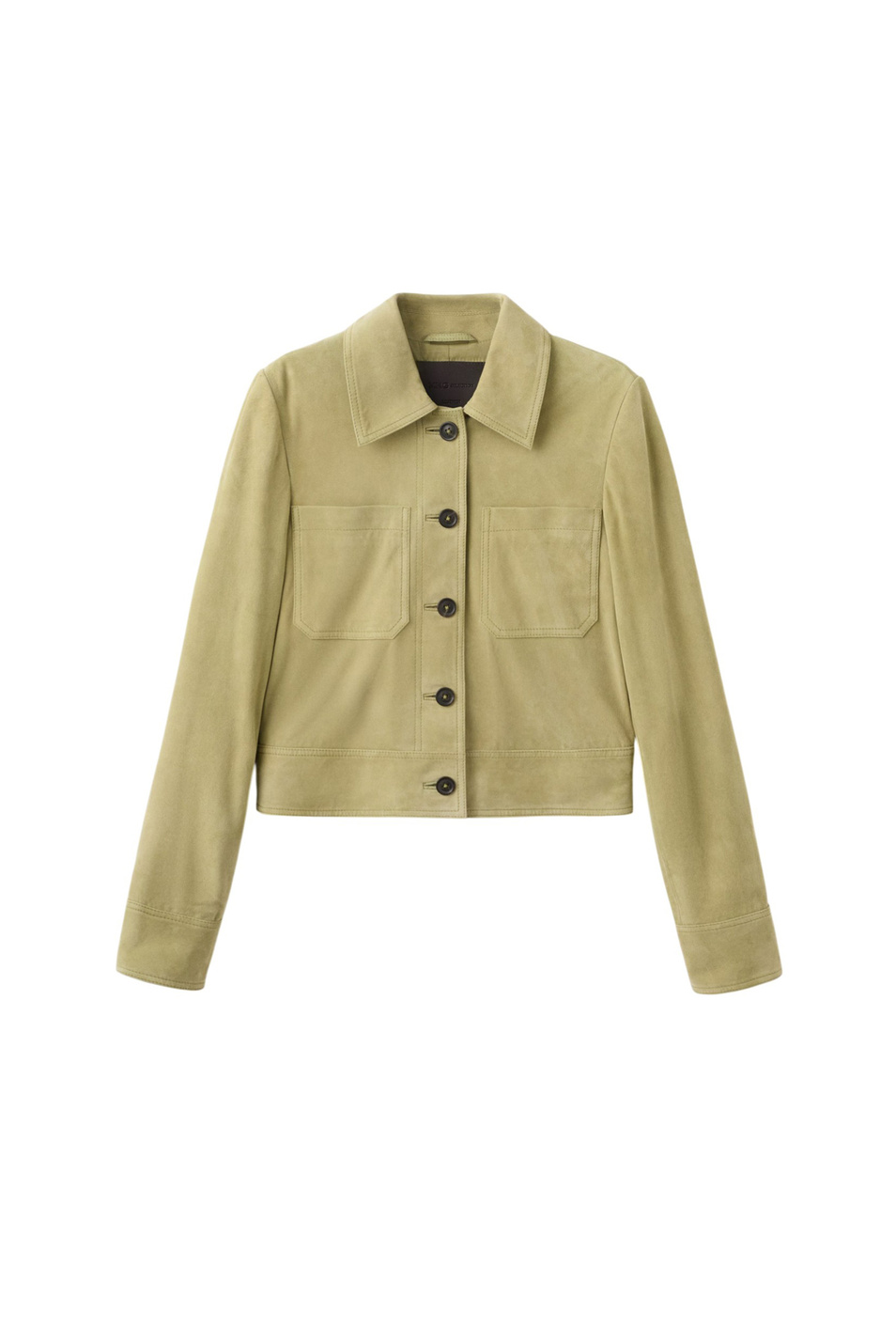 Женский Mango Куртка AVIGNON из натуральной замши (цвет ), артикул 27045813 | Фото 1