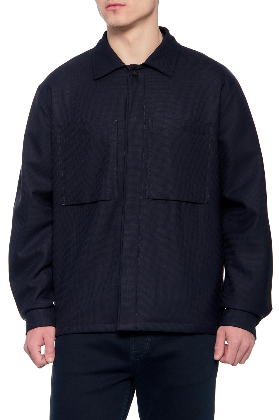 Мужской Zegna Куртка-рубашка из натуральной шерсти (цвет ), артикул 354701-ZCT13 | Фото 1