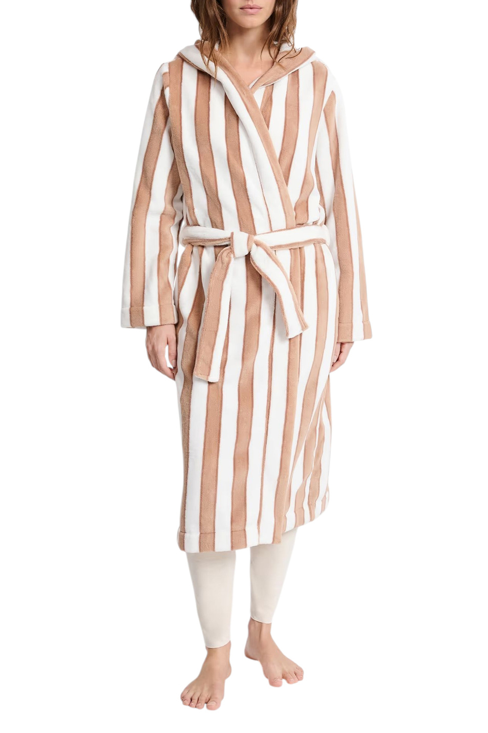 Женский Etam Халат MILA в полоску (цвет ), артикул 6556243 | Фото 1